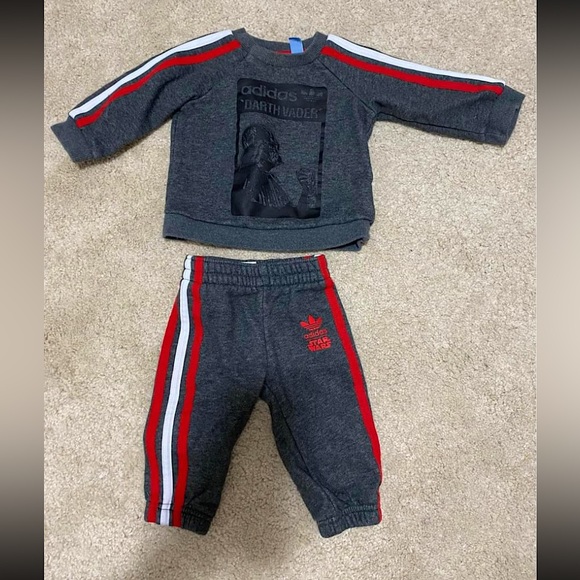 Star Wars Adidas baby 3-6 month track suit - Picture 1 of 1